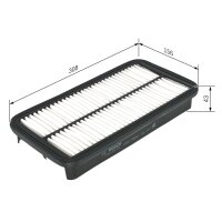 BOSCH 1 987 429 135 Luftfilter