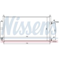NISSENS 94893 Kondensator, Klimaanlage