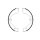 BOSCH 0 986 487 705 Bremsbackensatz, Feststellbremse