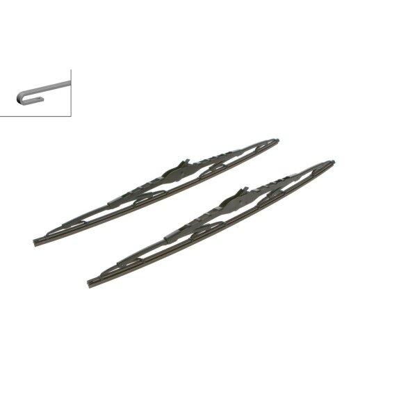 Scheibenwischer Satz BOSCH 3 397 118 408 Twin 530/530mm - 1 Set