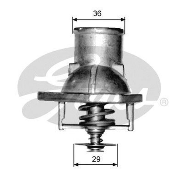 GATES TH15192G1 Thermostat, Kühlmittel
