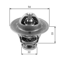 GATES TH22285G1 Thermostat, Kühlmittel