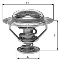 GATES TH31182G1 Thermostat, Kühlmittel