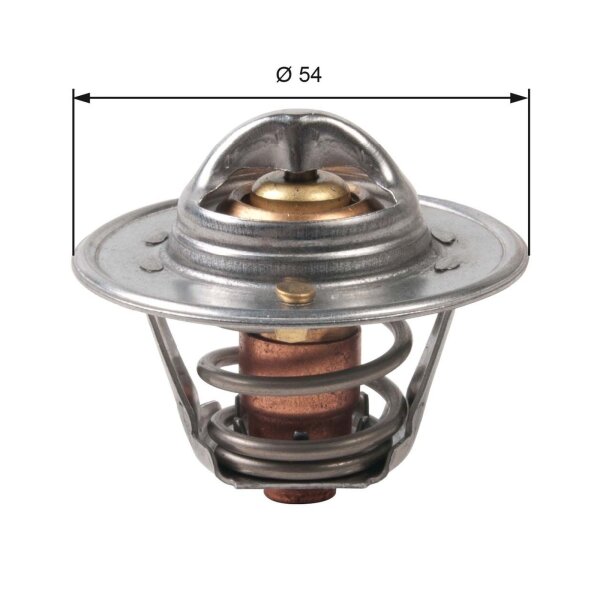 GATES TH45790G1 Thermostat, Kühlmittel