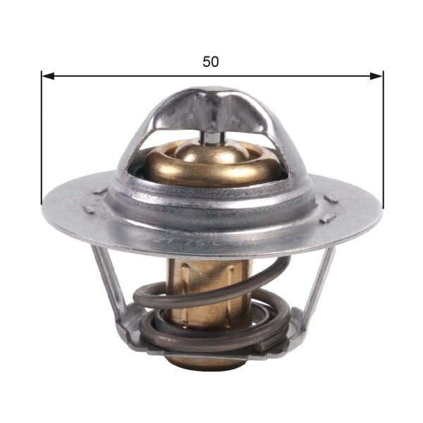 GATES TH45975G1 Thermostat, Kühlmittel