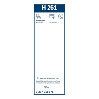 BOSCH 3 397 011 676 Wischblatt