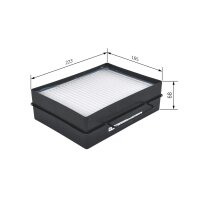 BOSCH 1 987 432 153 Filter, Innenraumluft