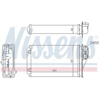 NISSENS 72946 Wärmetauscher, Innenraumheizung