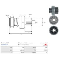 AS-PL SD6057 Freilaufgetriebe, Starter
