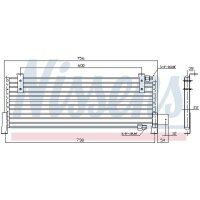 NISSENS 94460 Kondensator, Klimaanlage