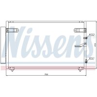 NISSENS 94867 Kondensator, Klimaanlage