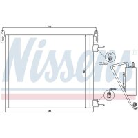 NISSENS 94805 Kondensator, Klimaanlage