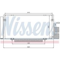NISSENS 94885 Kondensator, Klimaanlage