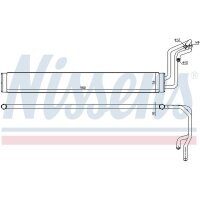 NISSENS 90633 Ölkühler, Lenkung