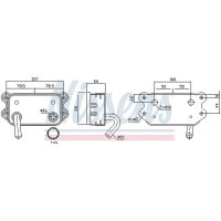 NISSENS 90580 Ölkühler, Motoröl