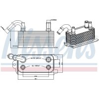 NISSENS 90661 Ölkühler, Automatikgetriebe