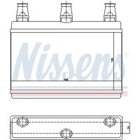 NISSENS 70522 Wärmetauscher, Innenraumheizung