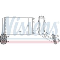 NISSENS 73972 Wärmetauscher, Innenraumheizung