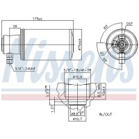 NISSENS 95229 Trockner, Klimaanlage