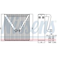 NISSENS 92234 Verdampfer, Klimaanlage