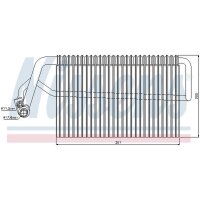 NISSENS 92221 Verdampfer, Klimaanlage