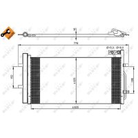 NRF 350029 Kondensator, Klimaanlage