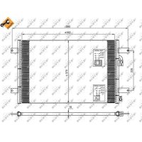 NRF 35249 Kondensator, Klimaanlage