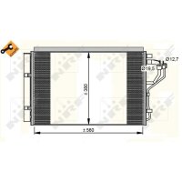 NRF 35996 Kondensator, Klimaanlage