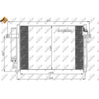 NRF 35475 Kondensator, Klimaanlage