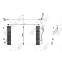 NRF 35980 Kondensator, Klimaanlage