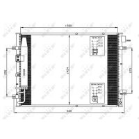 NRF 35515 Kondensator, Klimaanlage