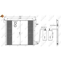NRF 35741 Kondensator, Klimaanlage