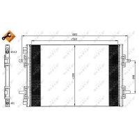 NRF 35634 Kondensator, Klimaanlage