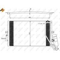 NRF 35558 Kondensator, Klimaanlage