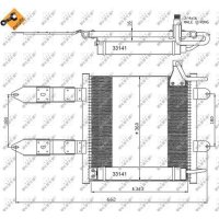 NRF 35367 Kondensator, Klimaanlage