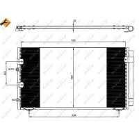 NRF 35609 Kondensator, Klimaanlage