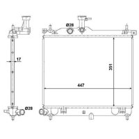 NRF 53029 Kühler, Motorkühlung
