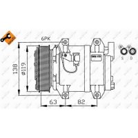 NRF 32211 Kompressor, Klimaanlage