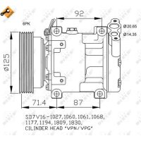 NRF 32742 Kompressor, Klimaanlage
