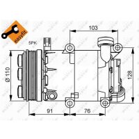 NRF 32415 Kompressor, Klimaanlage
