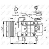 NRF 32234 Kompressor, Klimaanlage