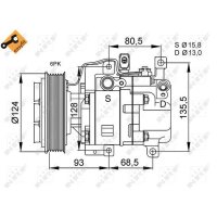 NRF 32408 Kompressor, Klimaanlage
