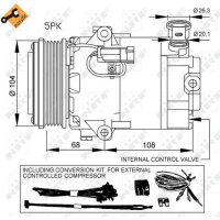 Klimakompressor NRF 32429 CVC 12V - 1 Stück