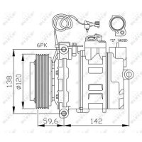 NRF 32377 Kompressor, Klimaanlage