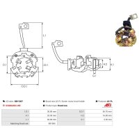 AS-PL SBH1007 Halter, Kohlebürsten