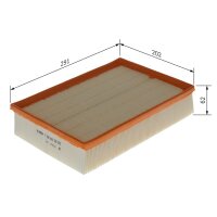 BOSCH F 026 400 230 Luftfilter