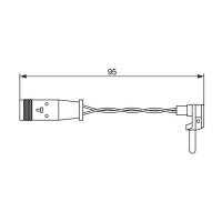 BOSCH 1 987 473 070 Warnkontakt, Bremsbelagverschleiß