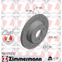 ZIMMERMANN 150.1293.52 Bremsscheibe