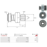 AS-PL SD6030 Freilaufgetriebe, Starter