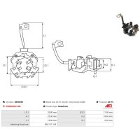 AS-PL SBH0059 Halter, Kohlebürsten